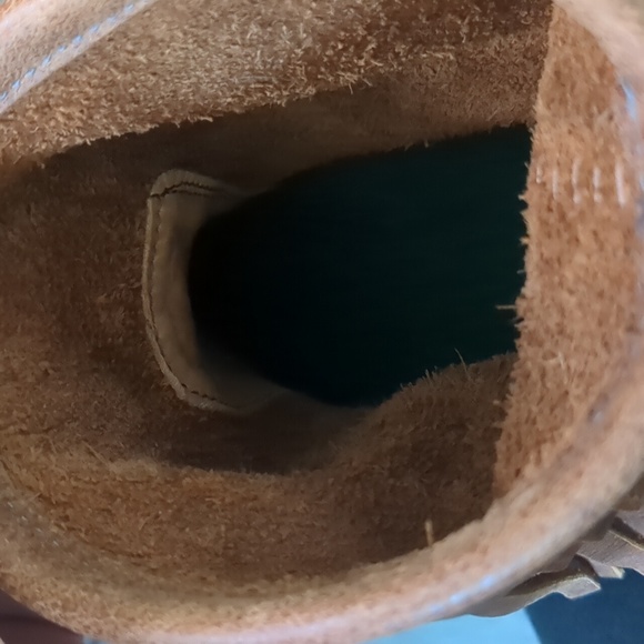 ROOTS* stunning,rare, limited edition, Tribe leather fringe boots size 7 - Picture 16 of 17